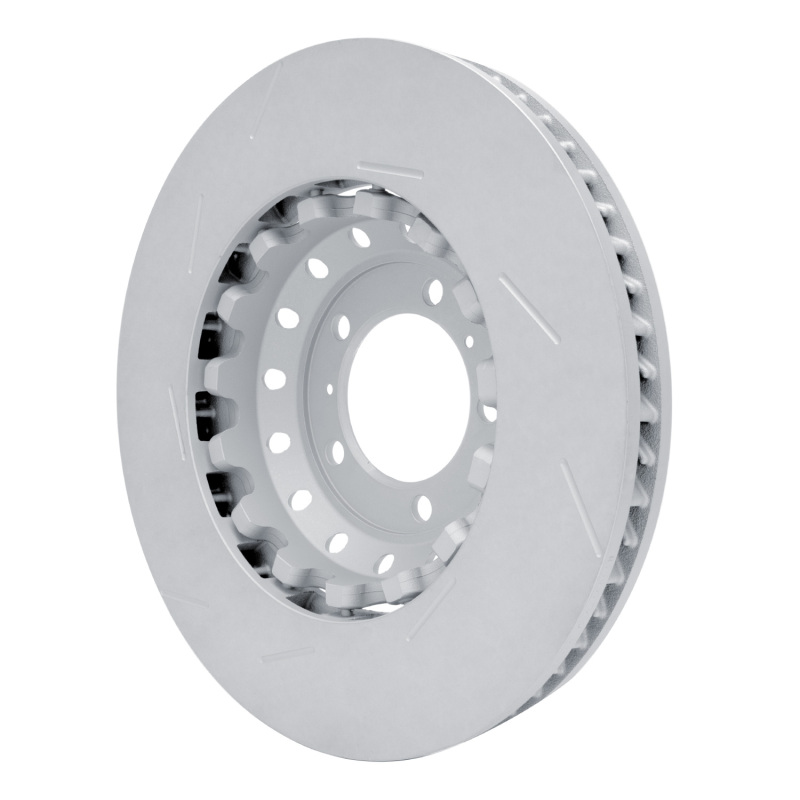 Porsche Panamera Brake Rotor (1) - Front Right - R1 Concepts - Slotted Carbon Alloy GeoMET - `10-`16